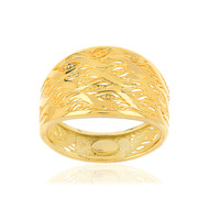 Bague or jaune 375