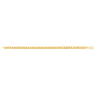 Bracelet or 375 jaune 19 cm