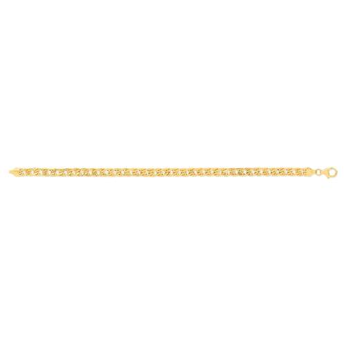 Gold bracelet 375 yellow 19 cm
