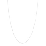 Chaine or blanc 375 maille serpent plate 42 cm - vue 1