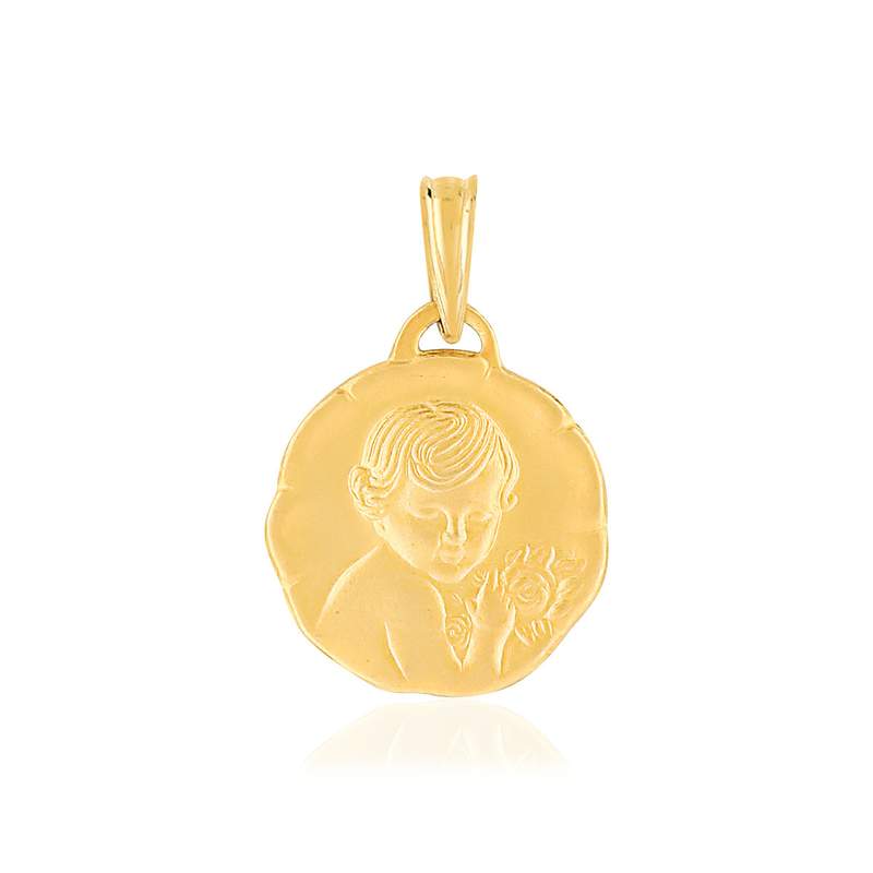 Médaille or jaune 375 - vue 1
