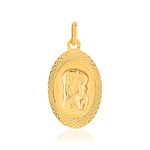 Médaille or jaune 375 - vue 1