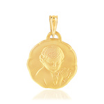 Médaille or jaune 750 - vue 1