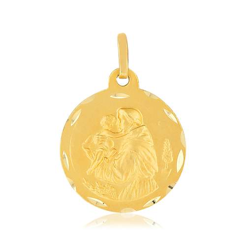 Médaille or jaune 750