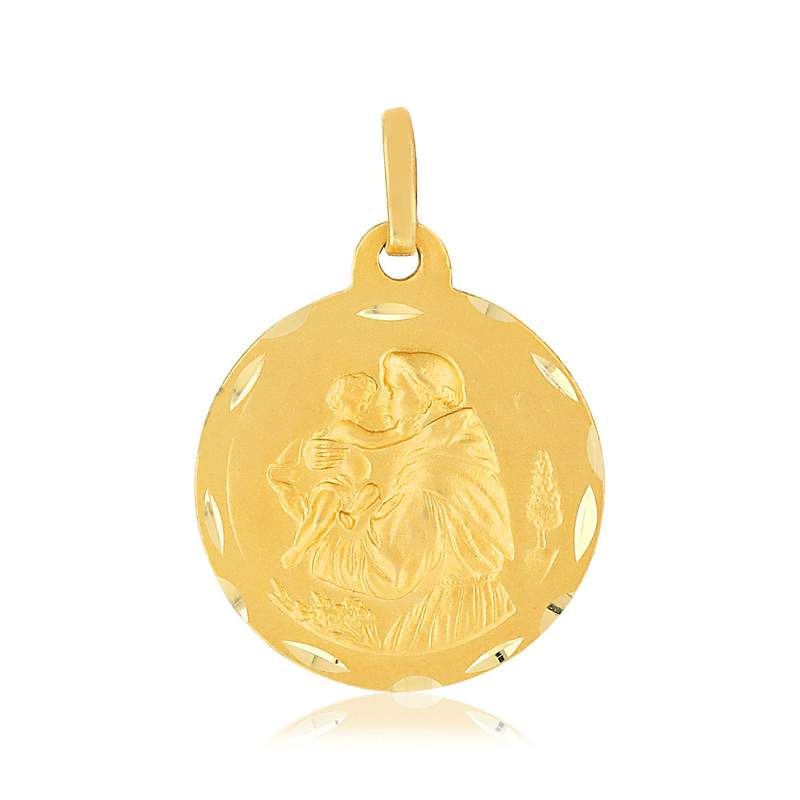 Médaille or jaune 750 - vue 1