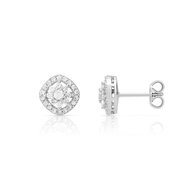 Boucles d'oreilles argent 925 zirconia