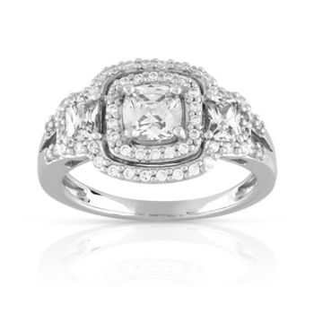 Bague argent 925 zirconia