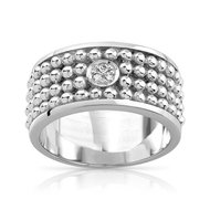 Bague argent 925 diamant