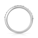 Bague argent 925 diamant - vue 2