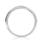 Bague argent 925 diamant - vue 2