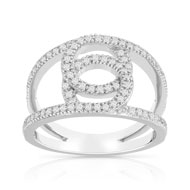 Bague argent 925 zirconia