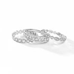 Lot de 3 bagues argent 925 zirconias - vue D1