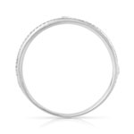 Bague argent 925 martelée - vue 2