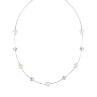 Collier argent 925 perle de culture