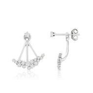 Boucles d'oreilles argent 925 zirconia