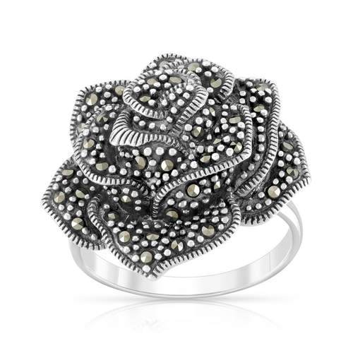Bague argent 925 marcassites