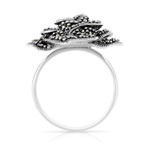 Bague argent 925 marcassites - vue 2