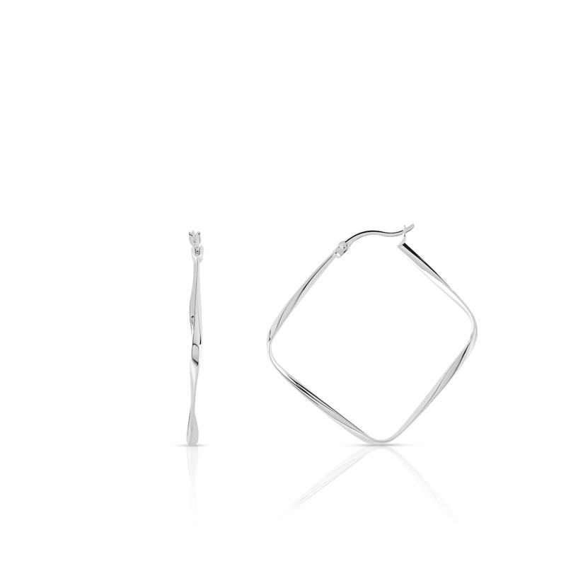 Creoles argent 925 - vue V1