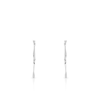 Creoles argent 925 - vue VD1