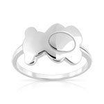 Bague argent 925 ours - vue 1