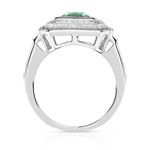 Bague argent 925 pierre imitation zirconia - vue 2
