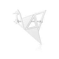 Broche argent 925 cygne