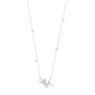 Sautoir Fée Clochette argent 925 zirconia Disney