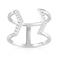 Bague argent 925 zirconia