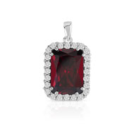 Pendentif argent 925 zirconia