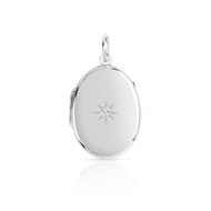 Pendentif argent 925 zirconia porte photo