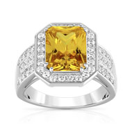 Bague argent 925 zirconias