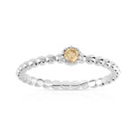 Bague argent 925 zirconia - vue 1