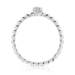 Bague argent 925 zirconia - vue 2