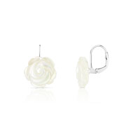 Boucles d'oreilles argent 925 nacre