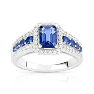 Bague argent 925 zirconia pierre imitation