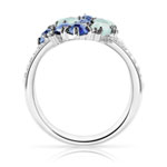 Bague argent 925 zirconia - vue 2