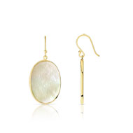 Boucles d'oreilles argent 925 nacre