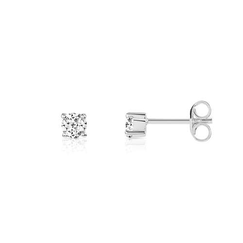 Boucles d'oreilles argent 925 zirconias