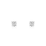 Boucles d'oreilles argent 925 zirconias - vue D1