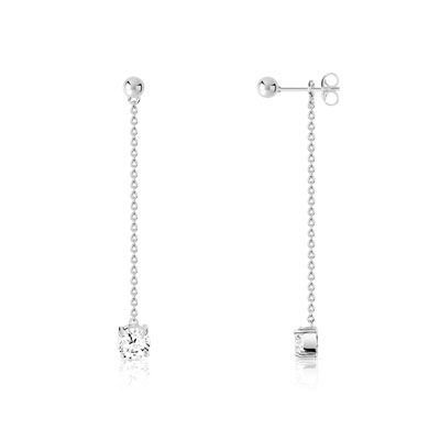 Boucles d'oreilles argent 925 - vue VD4