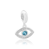 Charm's oeil argent 925 zirconia