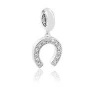 Charm's fer à cheval argent 925 zirconia