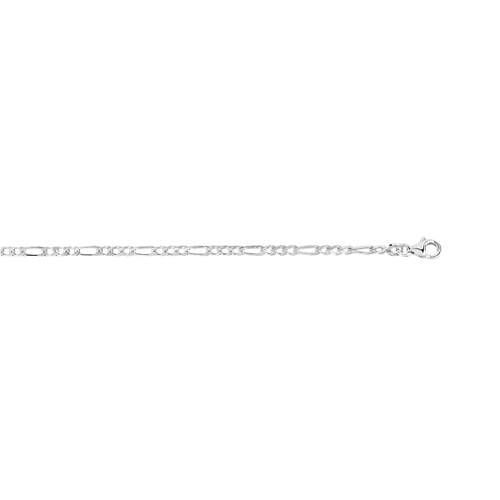 Chaîne argent 925 maille cheval alternée triple 45 cm