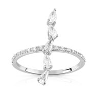 Bague argent 925 zirconia