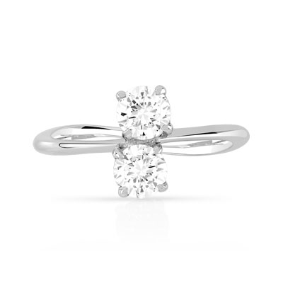 Bague argent 925 zirconia - vue V3