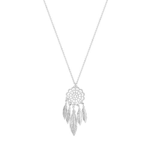 Collier argent 925 attrape-rêve 45 cm