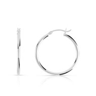 Créoles argent 925 diamètre 27 mm