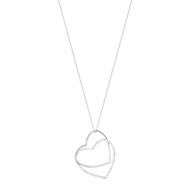 Collier argent 925 zirconia 42 à 45 cm
