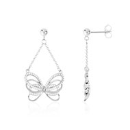Boucles d'oreilles argent 925 zirconia
