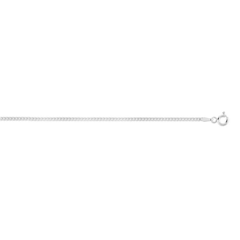 Chaîne argent 925 maille gourmette 55 cm - vue 1